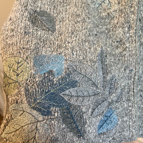 david brooks Women’s Zip Up Fall/Winter Cardigan Sweater Sz L - Picture 5 of 7